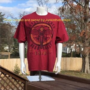 Gildan Daytona Beach Mens 2XL T Shirt Road Rally 1978 Motorcycle Retro Shirt